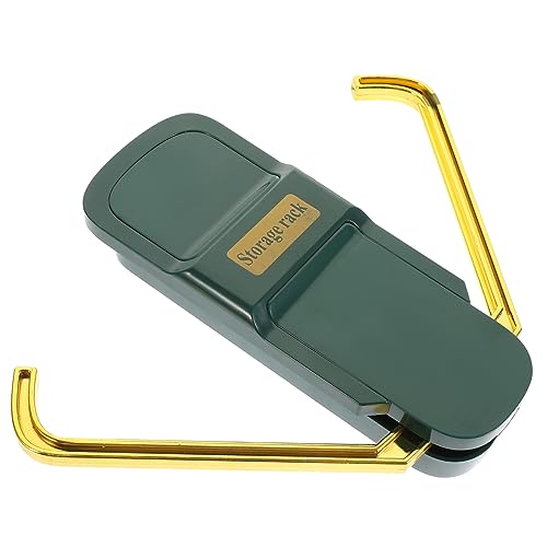 Amosfun Wandkleiderbügel Organizer aus Aluminium für Platzsparende Aufbewahrung Praktischer Hängeregal für Kleider Leicht zu Installieren Luxuriösem Grün Amosfun Wandkleiderbügel Organizer aus Aluminium für Platzsparende Aufbewahrung Praktischer Hängeregal für Kleider Leicht zu Installieren Luxuriösem Grün von Amosfun