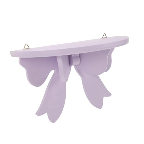 Amosfun Wandregal mit Schleife, dekoratives Aufbewahrungsregal für Schlafzimmer, Wohnzimmer, einfache Installation ohne Bohren, charmantes Design für kleine Raumorganisation, vielseitiges Wandregal Amosfun Wandregal mit Schleife, dekoratives Aufbewahrungsregal für Schlafzimmer, Wohnzimmer, einfache Installation ohne Bohren, charmantes Design für kleine Raumorganisation, vielseitiges Wandregal von Amosfun
