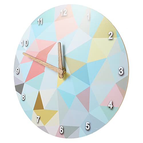 Amosfun Wanduhr aus Leise und Vielseitig für Wohnzimmer Büro und Küche Moderne Runde Wanduhr im Skandinavischen Design ohne Tickgeräusche für Stilvolle Wanddekoration Amosfun Wanduhr aus Leise und Vielseitig für Wohnzimmer Büro und Küche Moderne Runde Wanduhr im Skandinavischen Design ohne Tickgeräusche für Stilvolle Wanddekoration von Amosfun