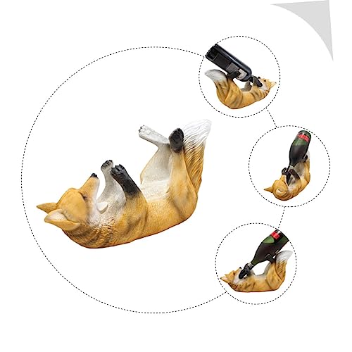 Amosfun Weinregal Resin Wolf Design Rotwein Flaschenhalter Dekorativer Weinständer Wohnzimmer Deko Geschenk Amosfun Weinregal Resin Wolf Design Rotwein Flaschenhalter Dekorativer Weinständer Wohnzimmer Deko Geschenk von Amosfun