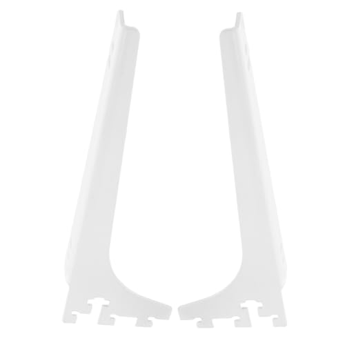 Amosfun Weiße Holzregal-träger Robuste Halterung für Küchen- Kleiderschrank Hauswirtschaftsregale Polierte Oberfläche Kratzfest für Effiziente Aufbewahrung und Stilvolle Raumorganisation von Amosfun