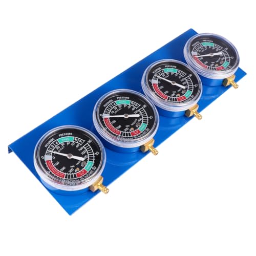 Amosfun Zylinder Vakuum messgerät Balancer Kit mit Metallbasis Präzises Synchronisationswerkzeug zur Einfachen Carburetor balance Zylinder Maschinen von Amosfun