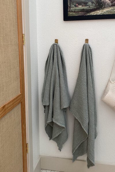 AmourLinen Badetuch aus Leinen mit Waffelmuster von AmourLinen