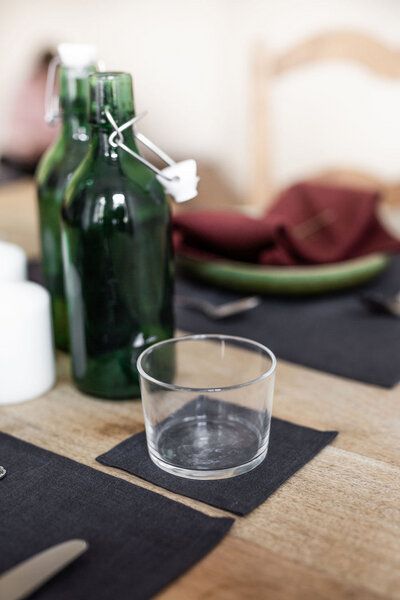 AmourLinen Untersetzer aus Leinen 2er Set von AmourLinen