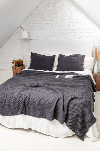 AmourLinen Waffeldecke aus Leinen AmourLinen Waffeldecke aus Leinen von AmourLinen