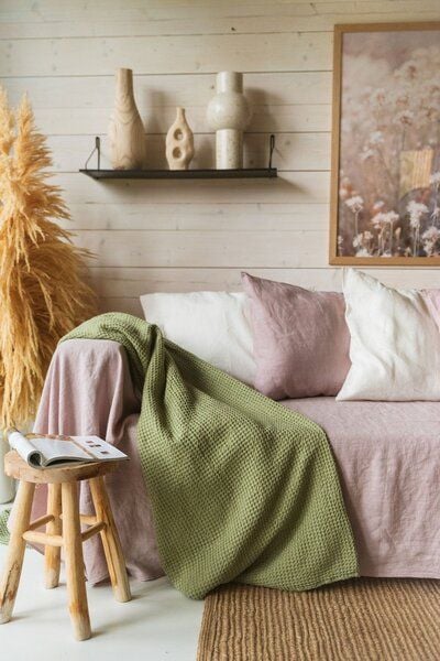 AmourLinen Waffeldecke aus Leinen von AmourLinen