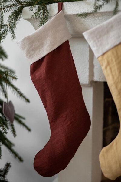 AmourLinen Weihnachtsstrumpf aus Leinen von AmourLinen