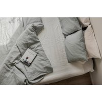 Salbeigrünes Bettwäsche-Set. Boho Bettbezug Voll Salbeigrünes Bettwäsche-Set. Boho Bettbezug Voll von AmourLinen