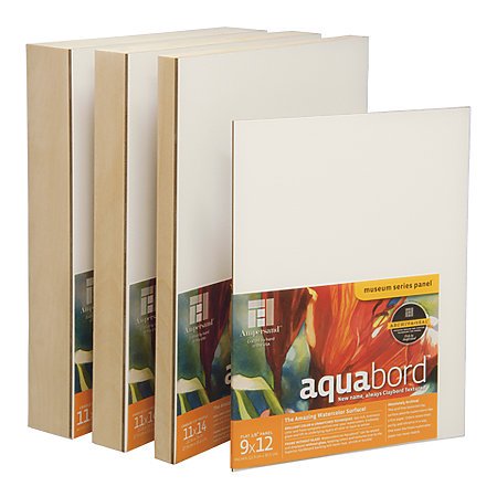 Ampersand Art Aquabord – 20,3 x 25,4 cm – ungeklemmtes 0,3 cm Profil von AMPERSAND ART SUPPLY