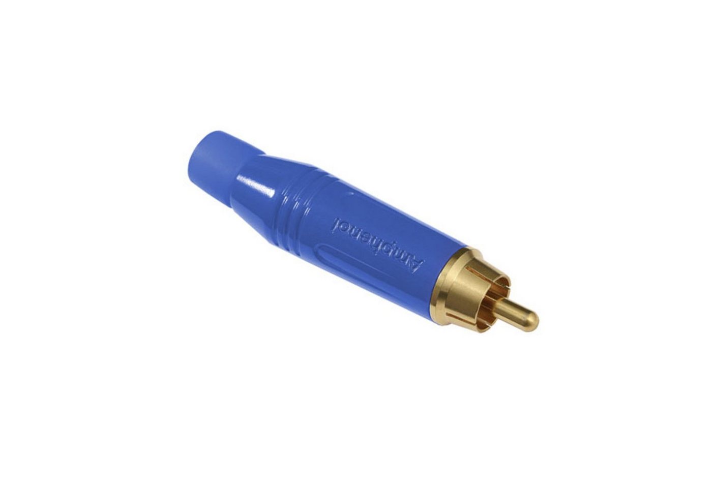 Amphenol Cinch-Stecker, ACPR-BLU Cinchstecker blau - Kabel Stecker von Amphenol