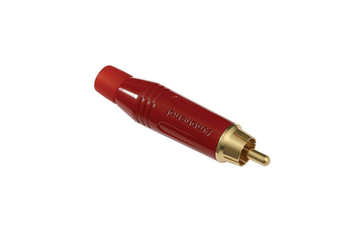 Amphenol Cinch-Stecker, ACPR-RED Cinchstecker rot - Kabel Stecker von Amphenol