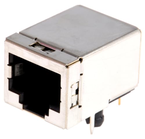 Amphenol FCI MOD Jack Kat.5e RJ45-Steckverbinder, Buchse 8P8C-polig, Horizontal von Amphenol