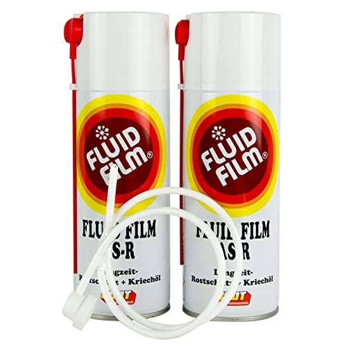 Amplelife 2x FLUID FILM AS-R Rostschutz, Korrosionsschutz, Hohlraumschutz 400 ml & Sonde für Hohlkörper, Türen, Fenster, Synthetisches Gummi, Wasserfest Amplelife 2x FLUID FILM AS-R Rostschutz, Korrosionsschutz, Hohlraumschutz 400 ml & Sonde für Hohlkörper, Türen, Fenster, Synthetisches Gummi, Wasserfest von Amplelife