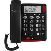 Amplicomms BigTel 48 Plus Schnurgebundenes Seniorentelefon Freisprechen, für Hörgeräte kompatibel Amplicomms BigTel 48 Plus Schnurgebundenes Seniorentelefon Freisprechen, für Hörgeräte kompatibel von Amplicomms
