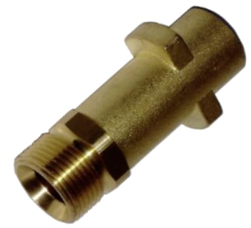 Hochdruckreiniger Adapter, Hochdruckreiniger Bajonett, Messing Adapter Bajonett M22 für Karcher K2–K7 Hochdruckreiniger Hochdruckreiniger Adapter, Hochdruckreiniger Bajonett, Messing Adapter Bajonett M22 für Karcher K2–K7 Hochdruckreiniger von Ampvolts