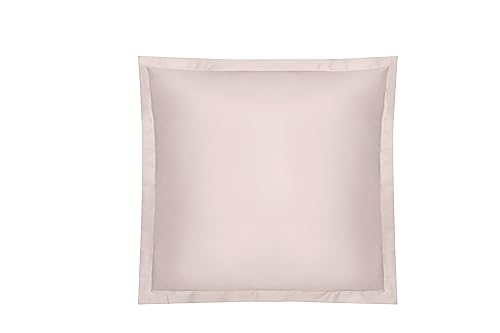 Amqua Mako Satin Kissenbezug (1x) aus ägyptischer Baumwolle 65x65 cm, rosa/Blush von Amqua