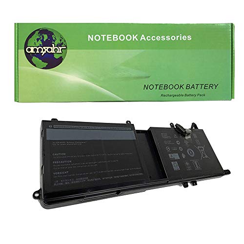 amsahr 9NJM1-03 Ersatzakku Dell 9NJM1, ALW17C-R1748, ALW17C-D1748 (11.4V, 99Wh, 8333mAh, 9-Zellen) - Inklusive Stereo-Ohrhörer schwarz von Amsahr