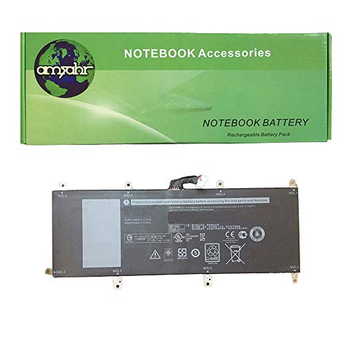 amsahr DLGFKG3-02 Ersatz Batterie für Dell GFKG3, Venue 10 Pro 50560, 0VN25R, VN25R, WH96V (7.4V, 4220mAh, 32Wh, 6-Cell) schwarz von Amsahr