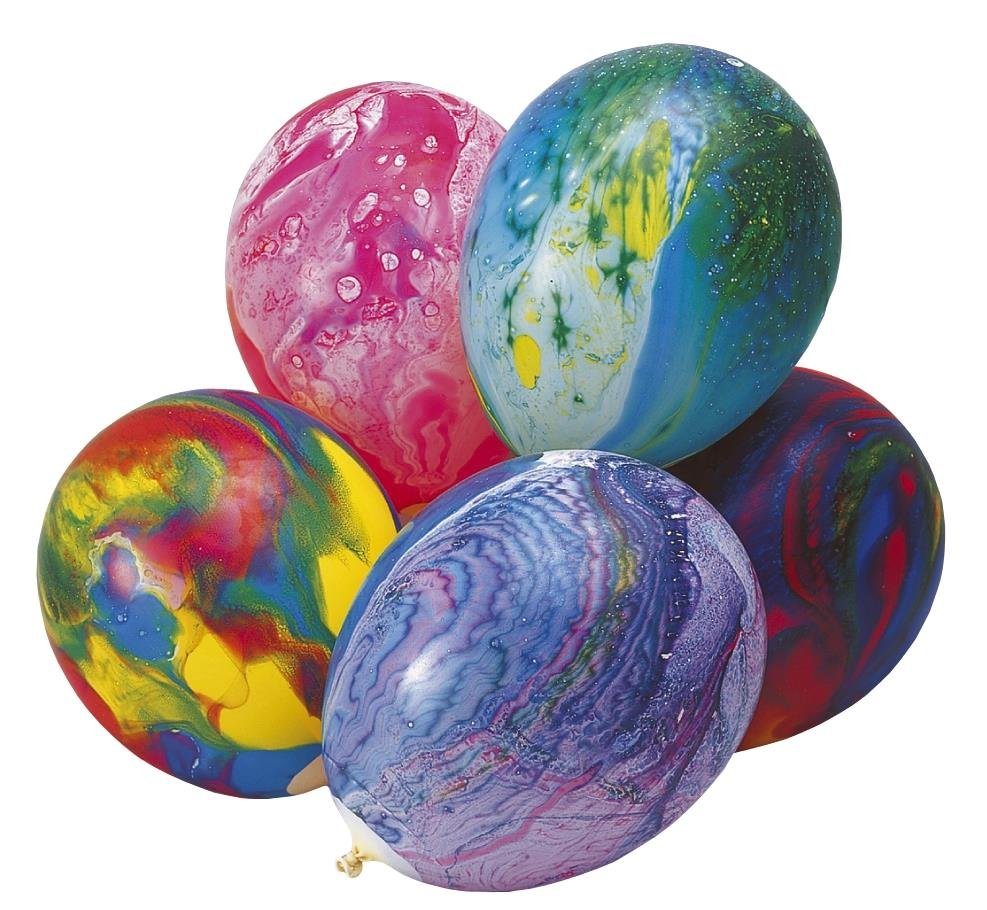 Amscan Buchstütze Luftballon Multicolor - rund, sortiert, 8 Stück von Amscan