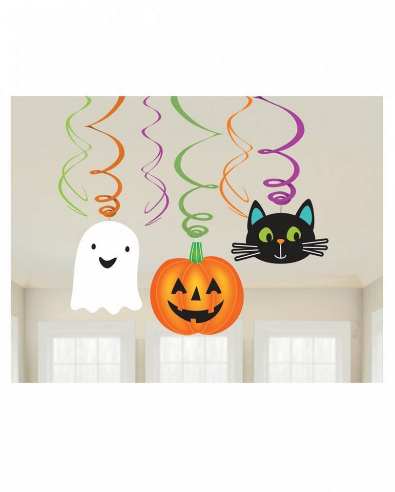 Horror-Shop Dekoobjekt Happy Halloween Swirls als Dekoration von Horror-Shop