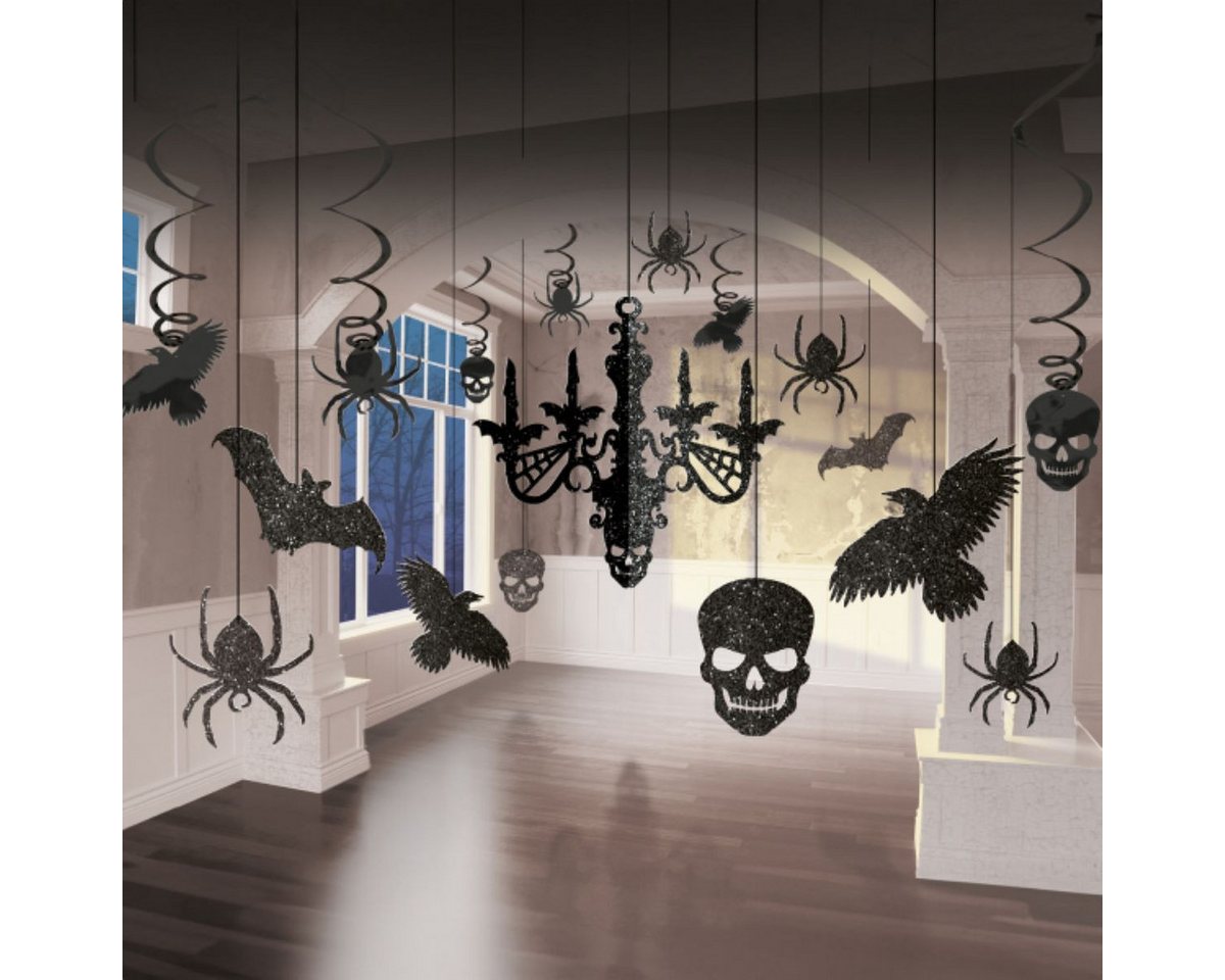 Amscan Dekoobjekt Hängedeko Set Halloween Dark Glitter Amscan Dekoobjekt Hängedeko Set Halloween Dark Glitter von Amscan