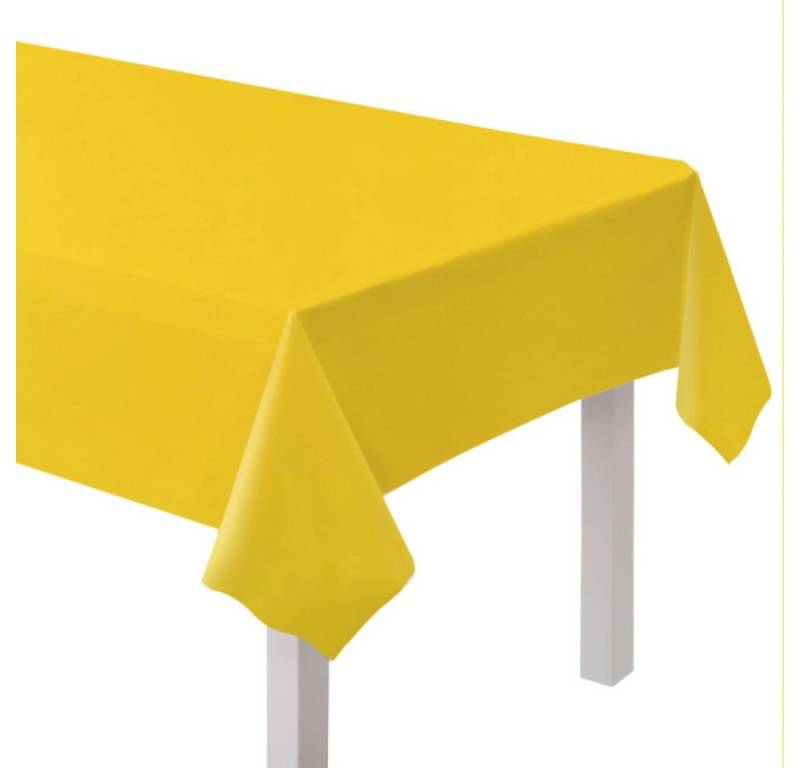 Amscan Hängedekoration Papier Tischdecke Unifarben 137x274cm, Buttercup von Amscan