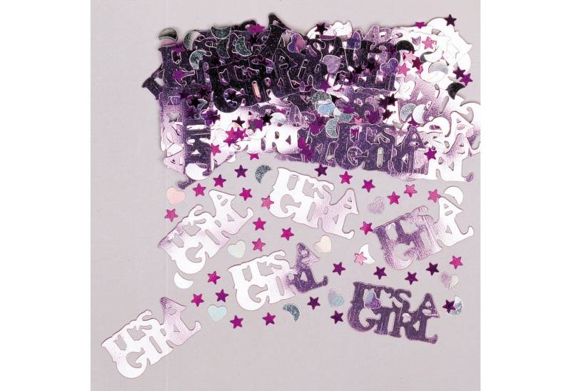 Amscan Konfetti Konfetti Metall 14g It's a girl Pink von Amscan