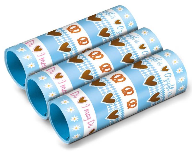 Amscan Luftschlange 3 Rollen Oktoberfest Luftschlangen 4 m x 1,4 cm von Amscan