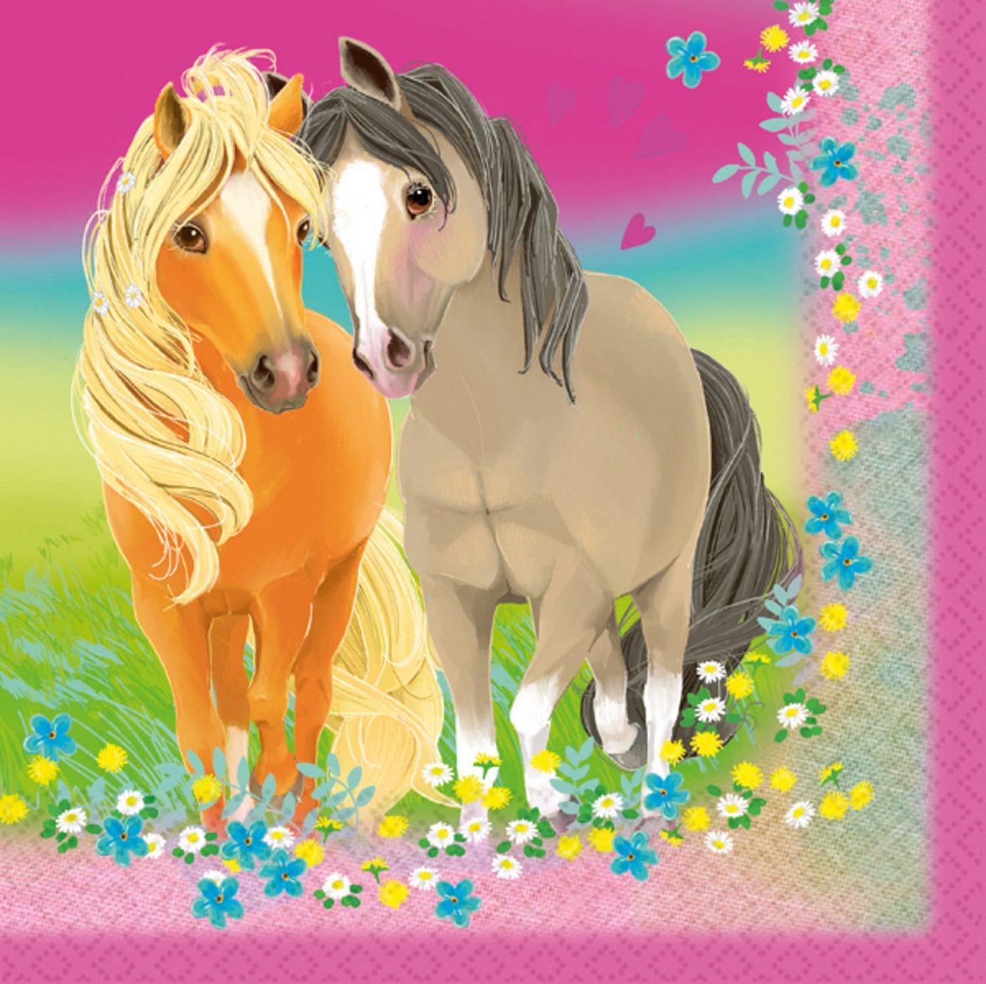 Amscan Papierserviette 20 Servietten Pretty Pony von Amscan