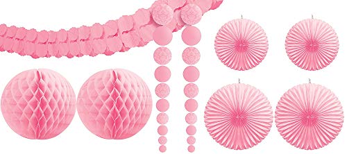 Light Pink Party Decoration Kit von amscan