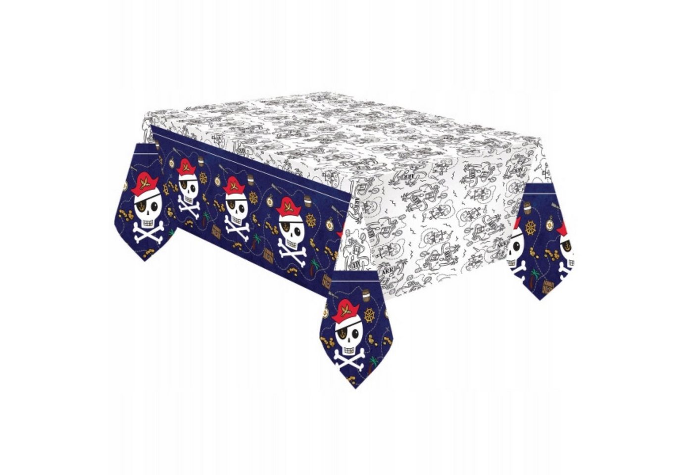 Amscan Tischdecke Papier Tischdecke Piraten – 120 x 180 cm Amscan Tischdecke Papier Tischdecke Piraten – 120 x 180 cm von Amscan
