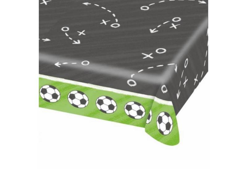 Amscan Tischdecke Wasserfeste Fußball-Papierdecke 120x180 cm für Kinder. von Amscan