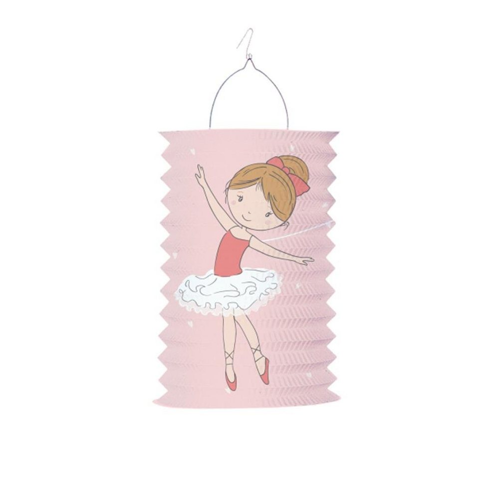 Amscan Umzugslaterne Little Dancer, 28 cm, aus Papier, Rosa, für Lampionumzug von Amscan