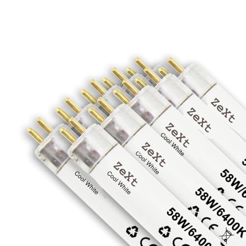 10x Leuchtstofflampe 58W 150cm T8 G13 Tageslicht 6400K 10x Leuchtstofflampe 58W 150cm T8 G13 Tageslicht 6400K von Amslight