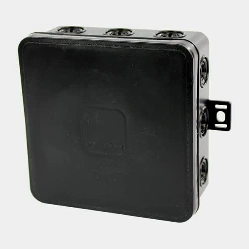 Abzweigdose V7 Set 10 Stück Verteilerkasten IP54 Schwarz Abzweigdose V7 Set 10 Stück Verteilerkasten IP54 Schwarz von Amslight