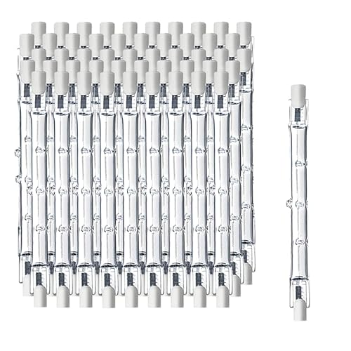Amslight Set 50x Halogenstab Halogenstäbe R7s 118mm 200W von Amslight