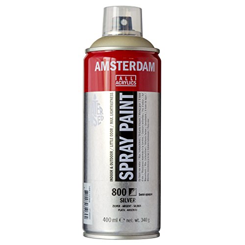 AMSTERDAM Spray Paint, 400 ml Dose, 800 Silber AMSTERDAM Spray Paint, 400 ml Dose, 800 Silber von Amsterdam