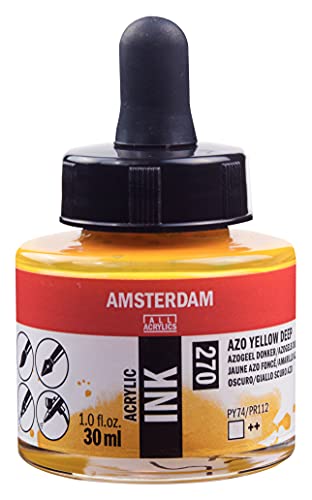 Amsterdam ACRYLC Tinte Yello, AZO Yellow Deep, One Size von Amsterdam