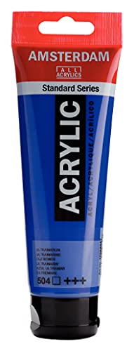 Amsterdam Amethyst, Blau, Ultramar, 120 ml, T1709 504 von Amsterdam