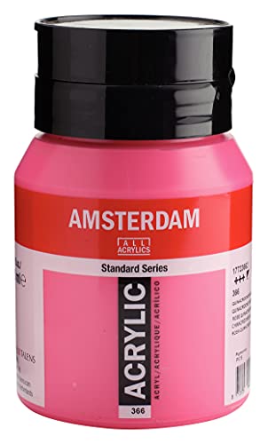 Amsterdam Standard Series Acrylfarbe Flasche 500 ml Chinacridonrosa 366 (17723662) von Amsterdam
