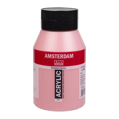Amsterdam Standard Series Acrylic - 1000 ml Venezianischrosa 316 - Hohe Qualität, lichtecht, glatte, satinierte Oberfläche von Amsterdam