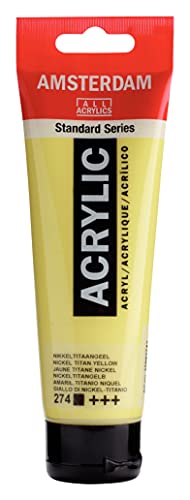 Amsterdam Standard Series Acrylfarbe Tube 120 ml Nickeltitangelb 274 (17092742) von Amsterdam