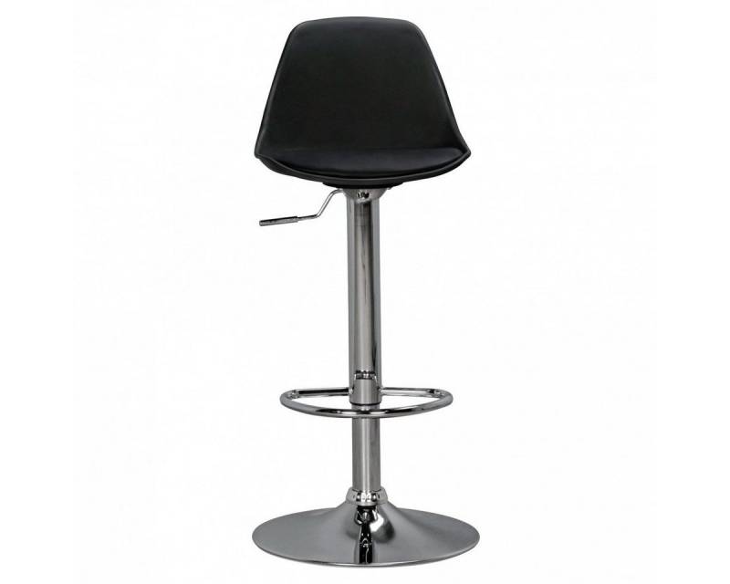 Amstyle Barhocker SPM2.001 (Tresenhocker Kunstleder Schwarz Höhenverstellbar), Tresenstuhl mit Fußablage, Barstuhl Drehbar von Amstyle