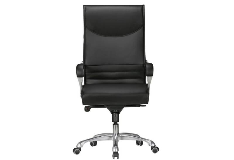 Amstyle Chefsessel SPM1.404 (Bürostuhl BIGBOSS Bezug Kunstleder Schwarz 150 kg), Drehstuhl mit Armlehnen, XXL Schreibtischstuhl von Amstyle