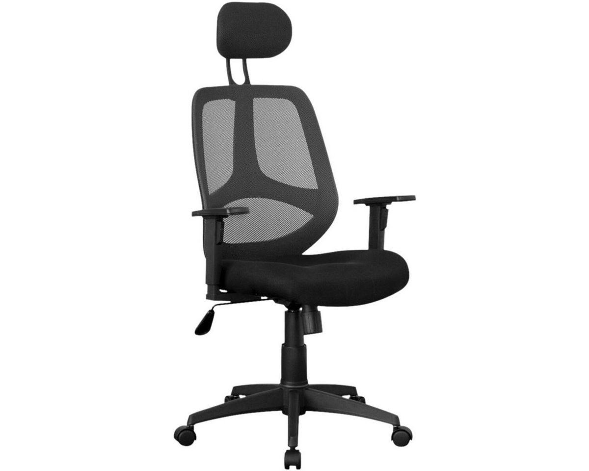 Amstyle Schreibtischstuhl SPM1.206, mit hoher Rückenlehne, Kopfstütze und verstellbaren Armlehnen von Amstyle