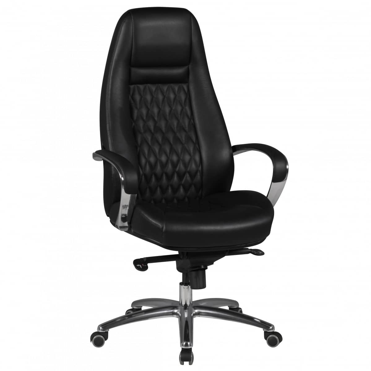 Bürostuhl AUSTIN Echt-Leder Schwarz Schreibtischstuhl 120KG Chefsessel hohe Rückenlehne mit Kopfstütze X-XL Bürostuhl AUSTIN Echt-Leder Schwarz Schreibtischstuhl 120KG Chefsessel hohe Rückenlehne mit Kopfstütze X-XL von Amstyle