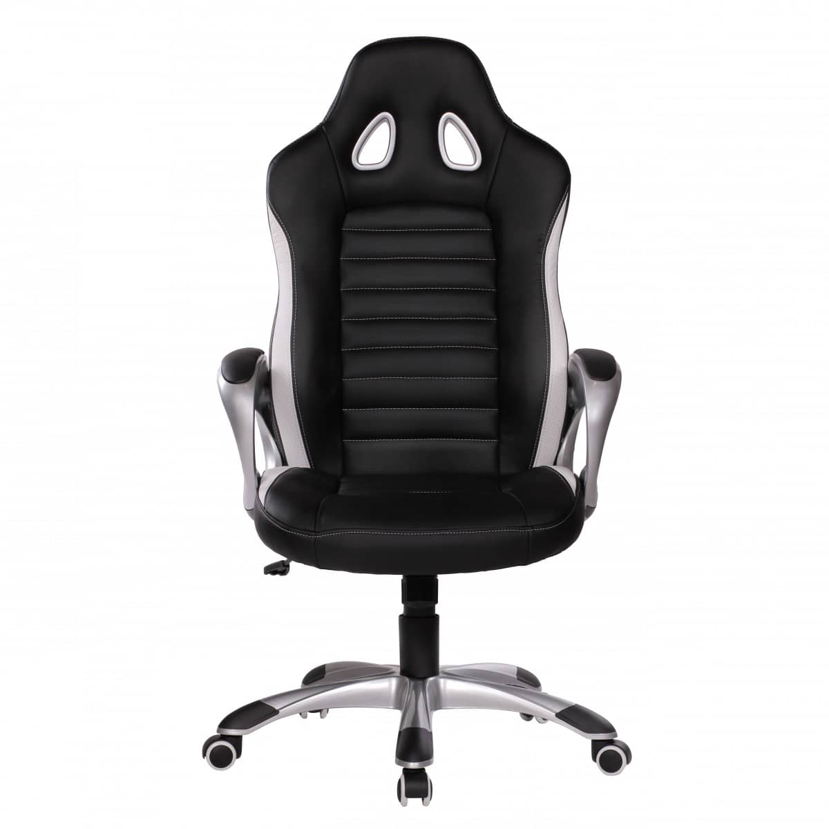 Bürostuhl SPA Leder Optik Schwarz Gaming Chefsessel mit Armlehne gepolstert 110 kg Sport-Sitz Drehstuhl Kopfstütze Race Schreibtischstuhl Gamer Design Modern Drehsessel Racing Bürostuhl SPA Leder Optik Schwarz Gaming Chefsessel mit Armlehne gepolstert 110 kg Sport-Sitz Drehstuhl Kopfstütze Race Schreibtischstuhl Gamer Design Modern Drehsessel Racing von Amstyle