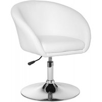 Lift Design Drehsessel Sessel Leder Optik Weiß von Amstyle