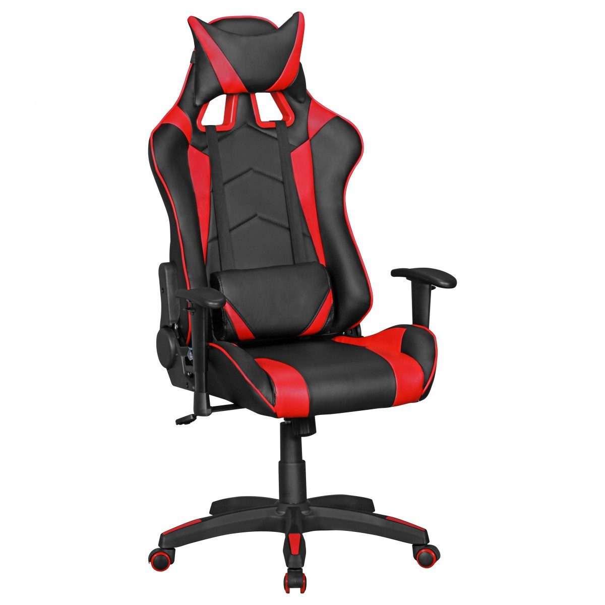 SCORE - Gaming Chair aus Kunstleder in Schwarz/Rot von Amstyle