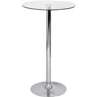 Tisch glasklar Glas B/H/T: ca. 60x105x60 cm von Amstyle